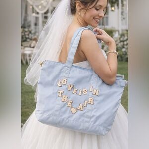 Stoney Clover Lane Blue Tote Bridal Wedding
